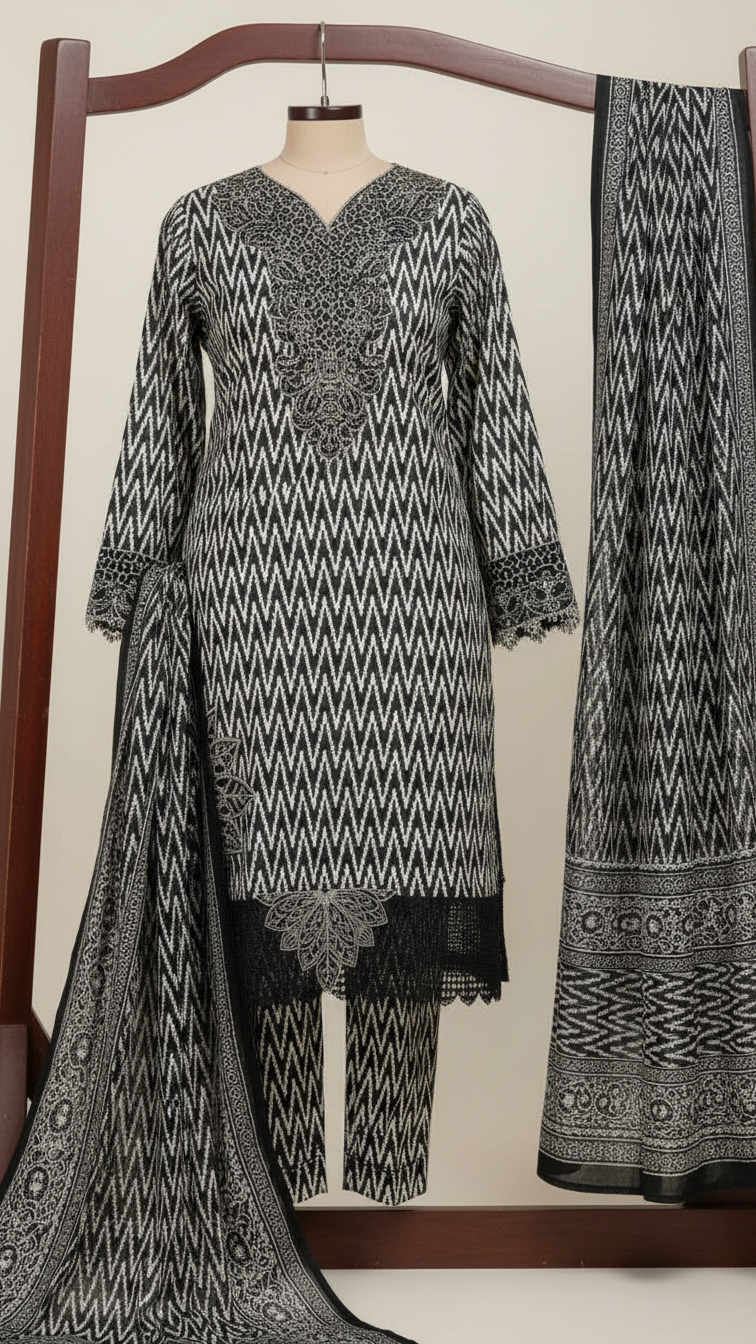 Heer - Lawn 3Pcs Suit (Copy)